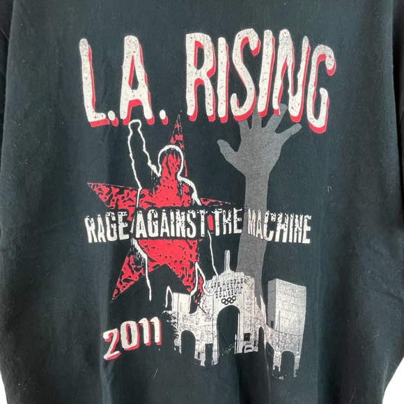 Rage Against the Machine x L.A. Rising Festival 2011 Size Large - Picture 2 of 4